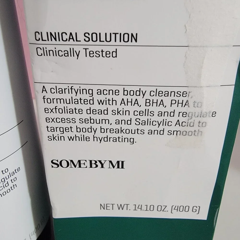 SOMEBYMI Miracle Acne Clear Body Cleanser AHA, BHA, PHA Exp 2028